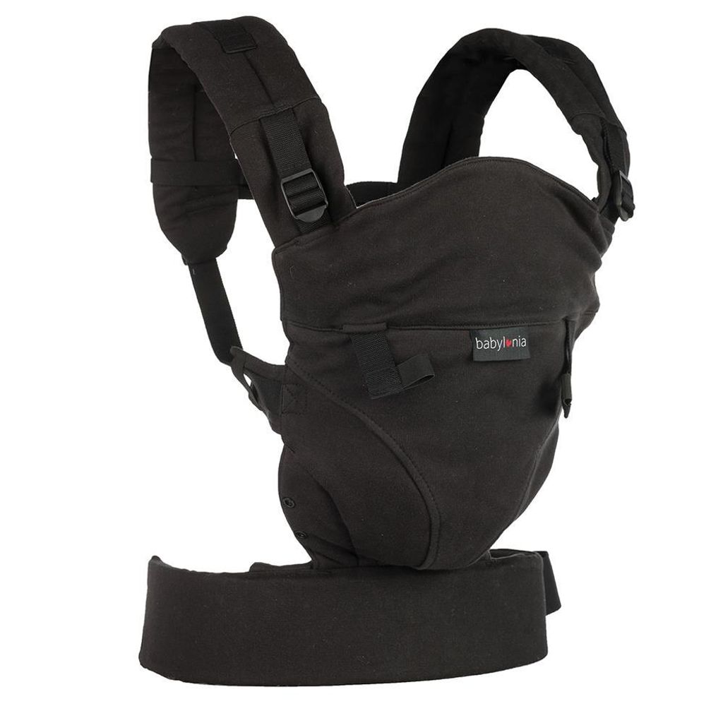 Babylonia Babytrage Tricot-Click schwarz