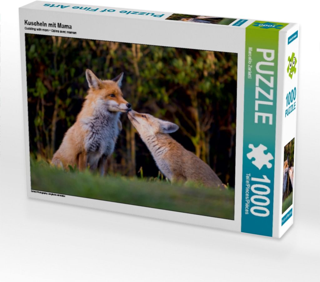 Calvendo Kuscheln mit Mama 1000 Teile Puzzle quer 640x480mm, Zerletti Marcello; 7461795