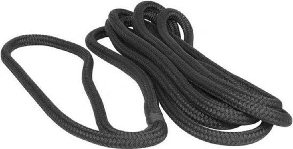 Festmacherleine schwarz 10M 10mm doppelt geflochten