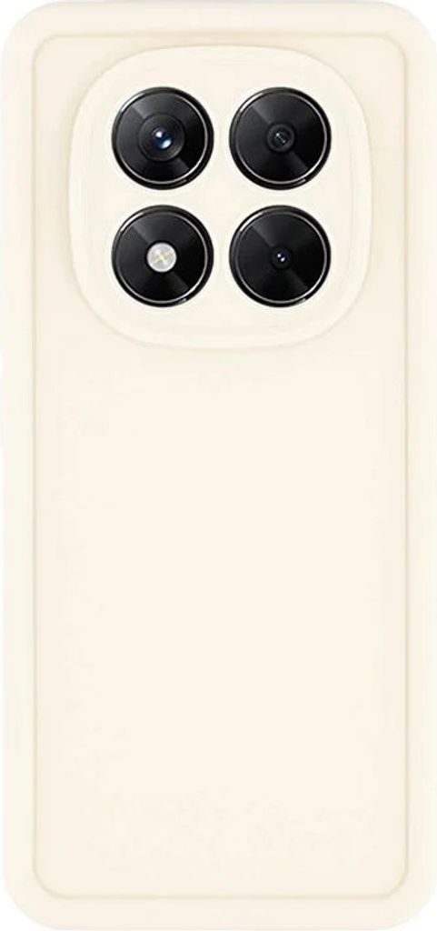 Hülle für Xiaomi Redmi Note 14 Pro 5G / Xiaomi Poco X7 - Phonesta Grooved Silikon Back Cover - Beige