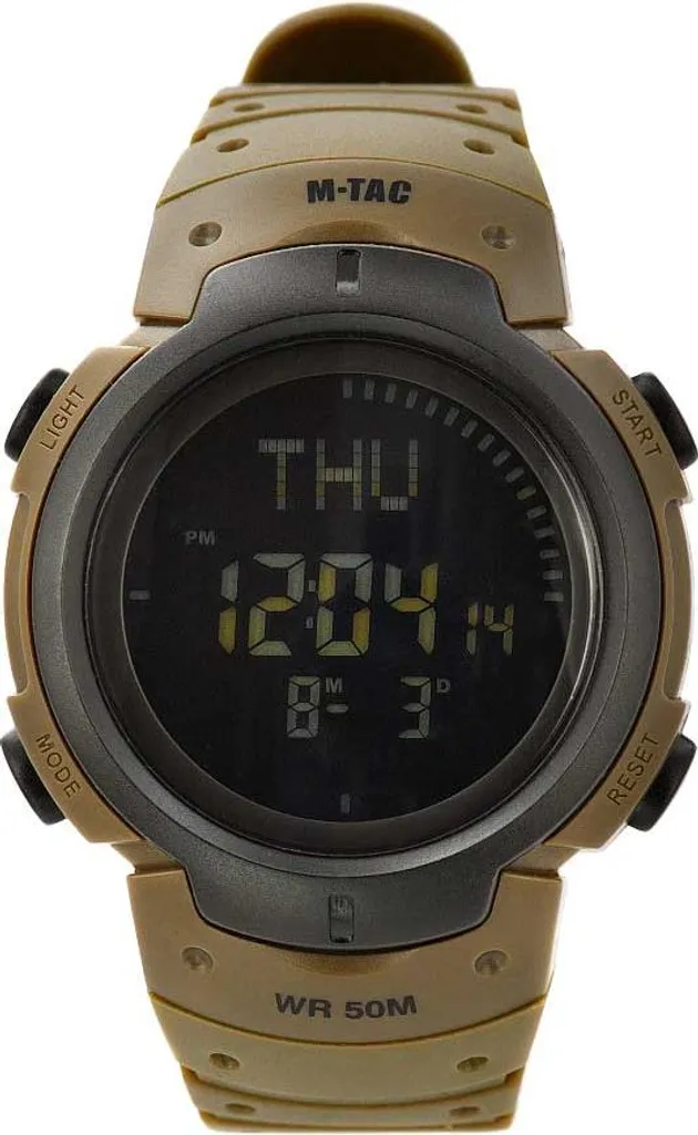 Montre Tactique Incassable avec Boussole M-Tac Coyote Ne Perdez Plus le Nord