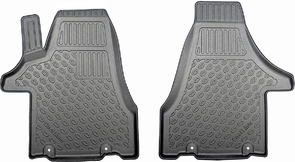 Z534645 TPE-GummiFußmatten passend für VW T5 / T6 Transporter panel van (kasten) + combi Long + Short 2003-05.2015 / 06.2015-