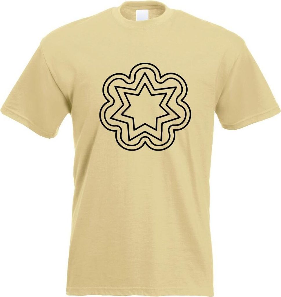 Kiwistar - T-Shirt - Khaki - solavana - SOL'A'VANA Motiv Bedruckt Funshirt Design Print - mit Motiv Bedruckt - Funshirt Design - Sport - Freizeit -...