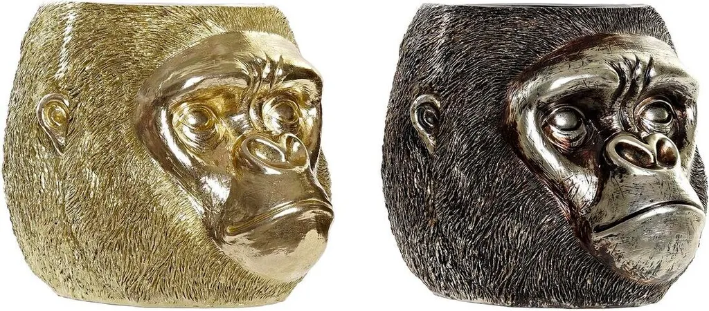 Sublimez votre Déco d'Intérieur avec ces Statues Gorille Argent et Or