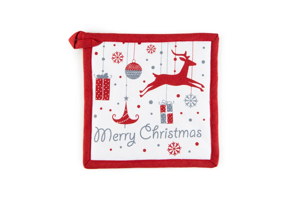 Set linge cuisine coton 3 pcs Excelsa Merry Christmas : Doux et déco - 3
