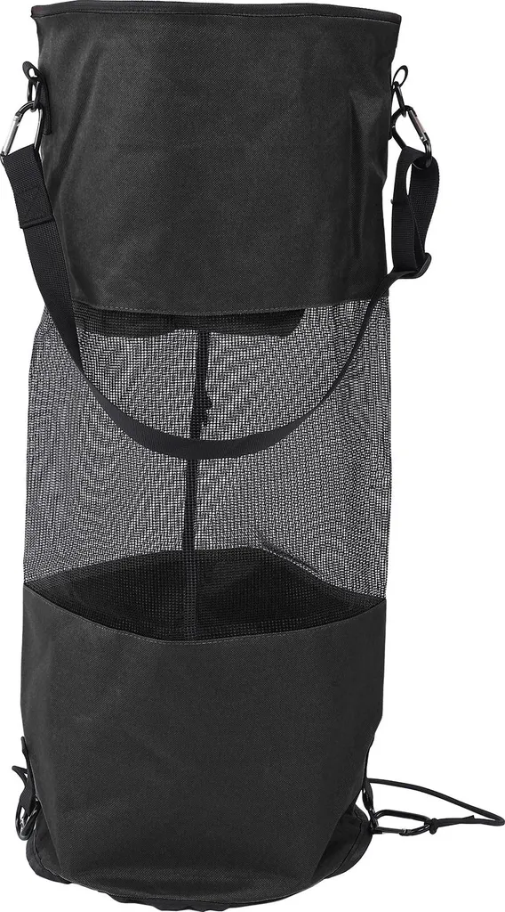 Sac de stockage détritus bateau filet étanche et robuste XL portable noir