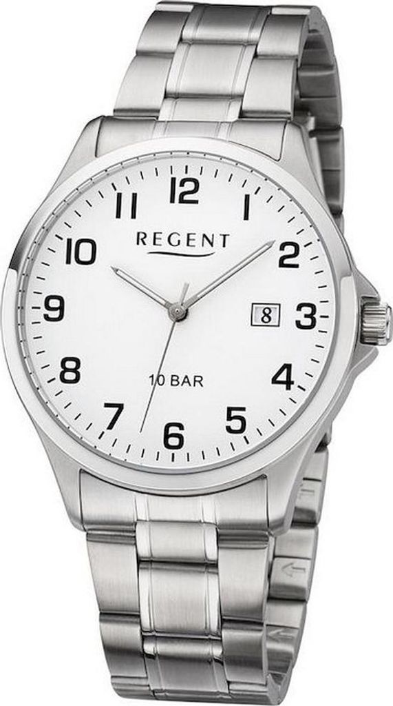 Regent Herren Uhr F1190 Edelstahl Quarz