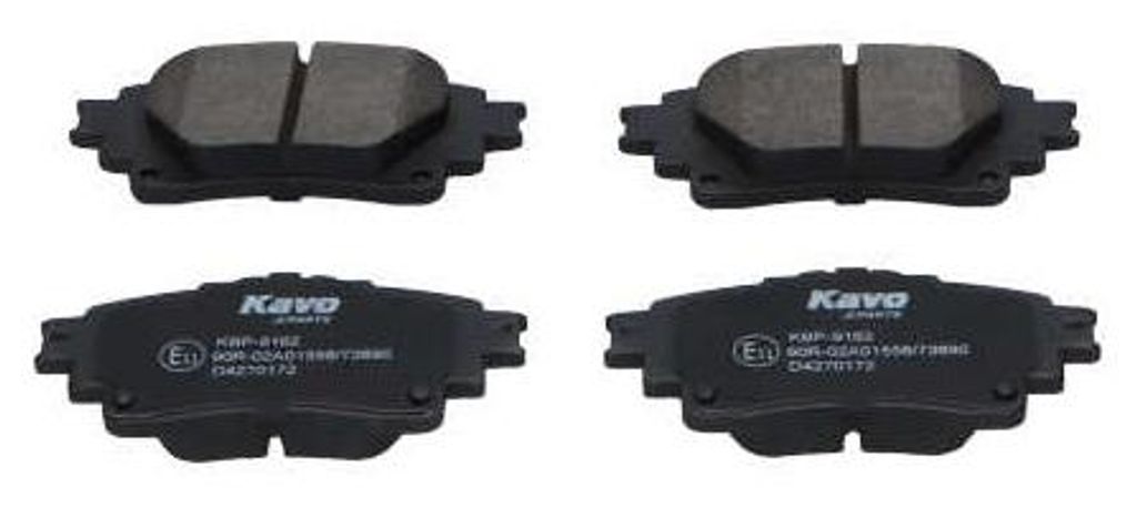 KAVO PARTS Bremsbeläge Satz Hinten Bremsklötze für TOYOTA RAV4 V (XA50) KBP-9162
