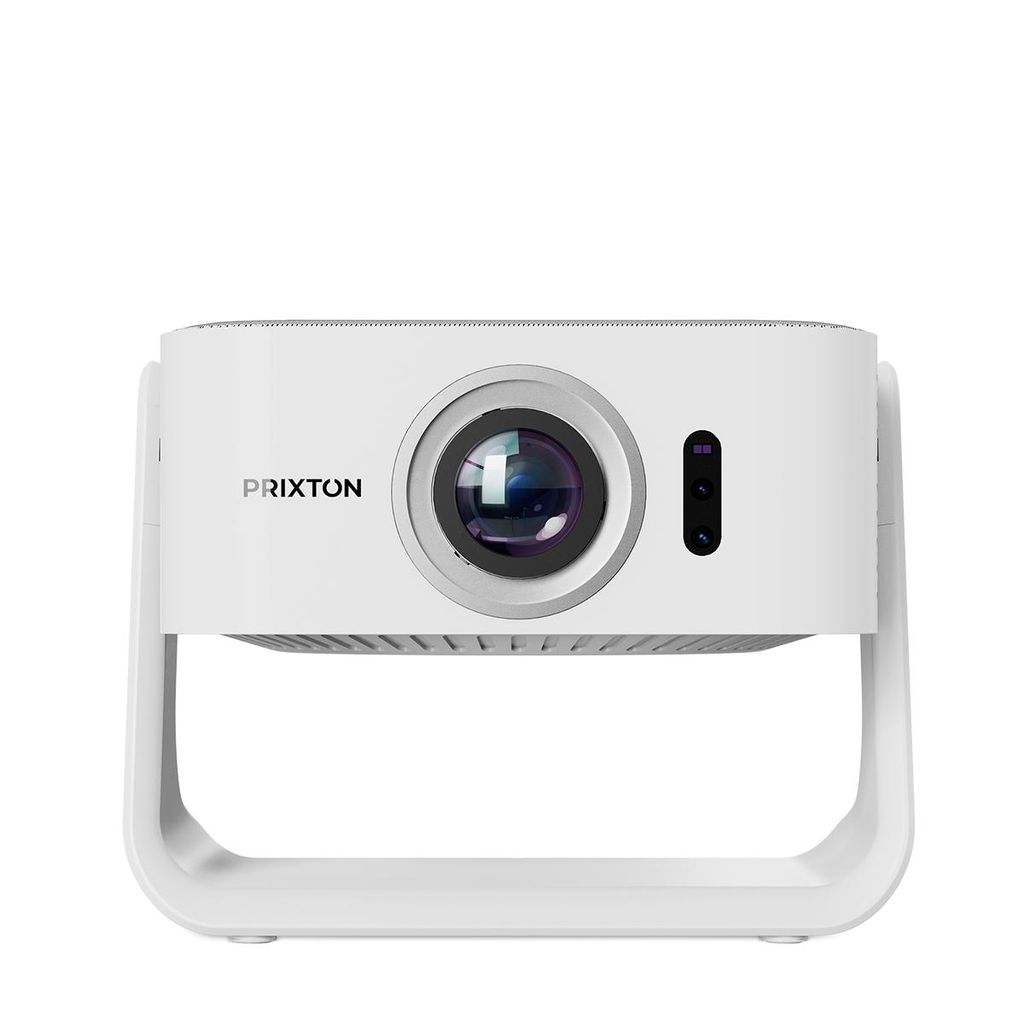 PRIXTON Tragbarer Beamer WiFi Renoir, 7.000 Lumen, 280 ANSI Lumen, Full HD 1080p, Fernbedienung, 40” bis 120”
