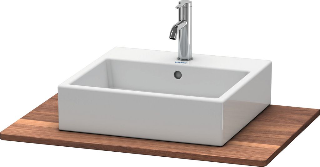 Duravit XSquare Massivholz-Konsole, 1 Ausschnitt, 800x20x550mm, XS061D07777