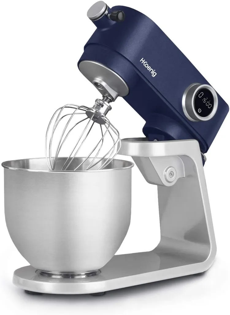 Pétrin Professionnel Silencieux 78dB H.Koenig pour Pâte Homogène 1,5kg
