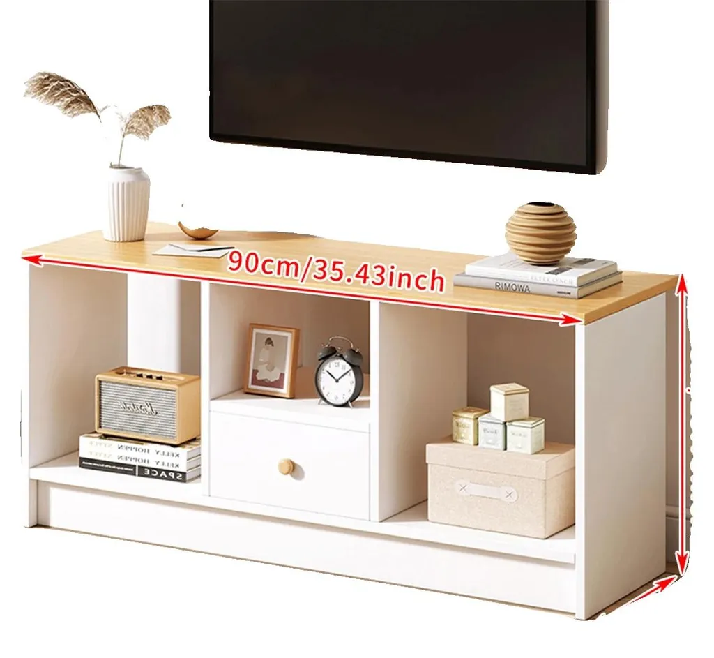 Meuble TV design multifonctionnel style moderne ZWT2421021 - Noir Mat