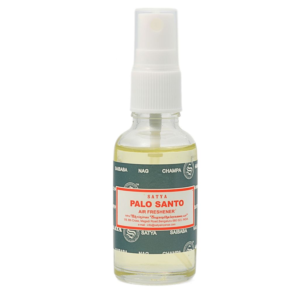 Satya Duftspray, Duftöl - Naturdüfte für Aromatherapie, Raumduft, Diffusor, Duftlampe, Autoduft (Palo Santo)