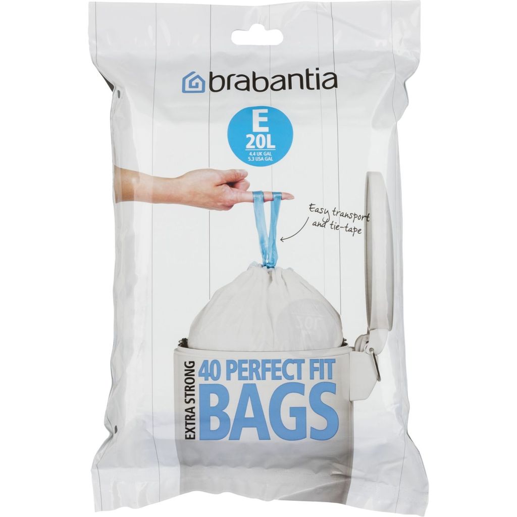Brabantia Müllbeutel/Mülltüte 20 l (E), 20 Stück
