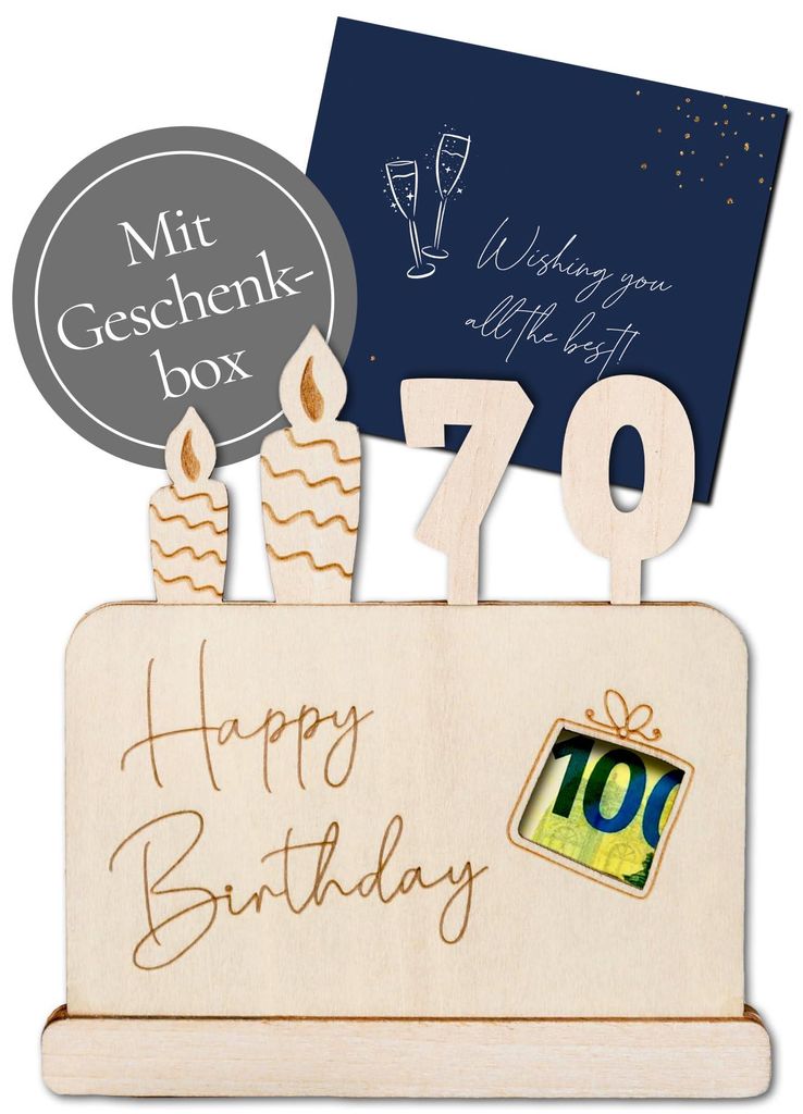 Cadeau en argent pour un 70e anniversaire Image du produit 