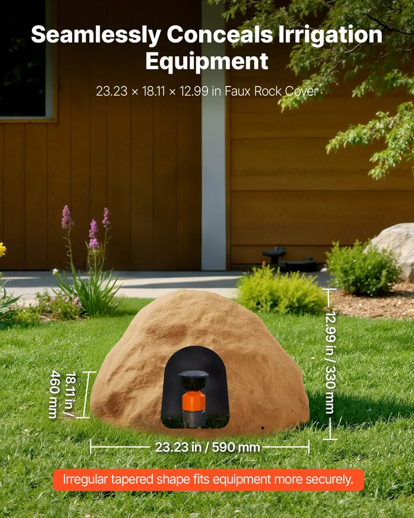 Rocher Artificiel Léger et Résistant Intempéries pour Déco de Jardin - 4