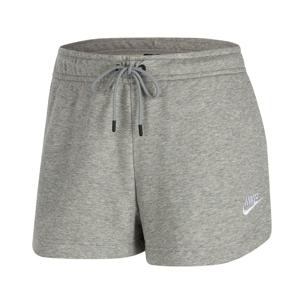 Nike W Nsw Essntl Flc Hr Short Ft Dk Grey Heather/White L