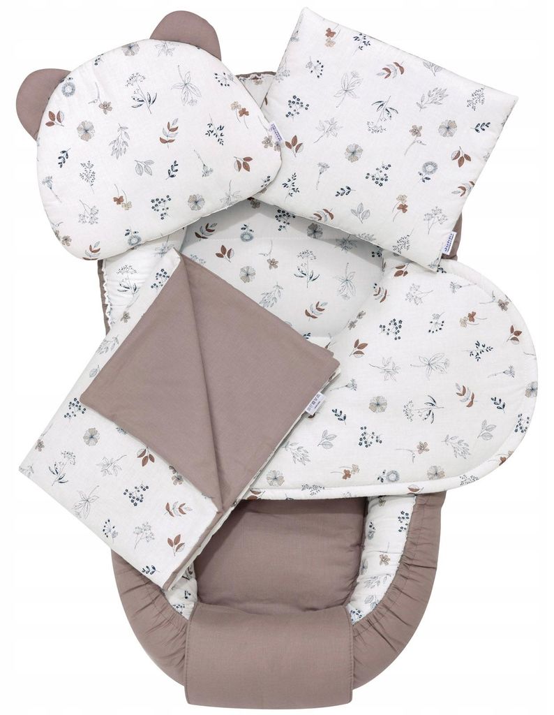 Jukki hnízdečko pro miminko 5dílná sada Comfort 100x55 cm s Obrázek produktu 