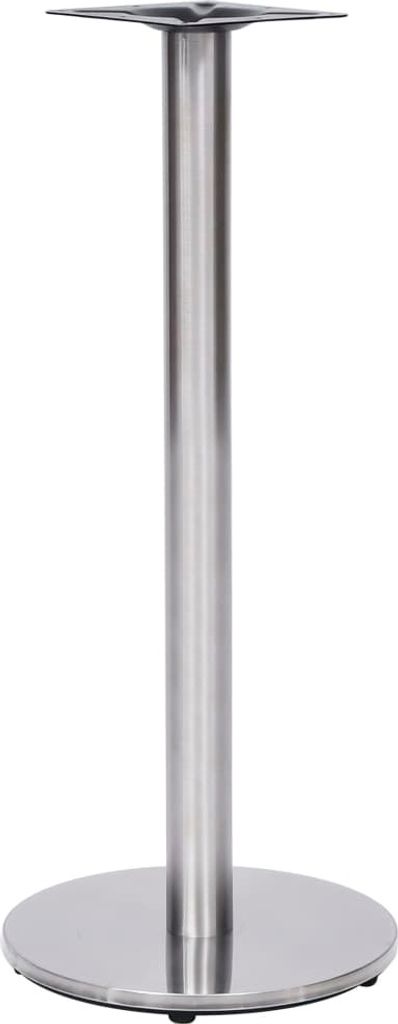 Bistrotisch-Gestell Silbern Ø45x107 cm Edelstahl