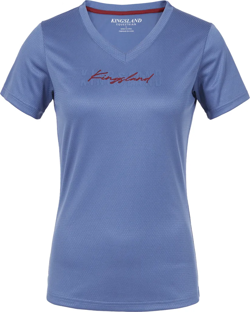 Kingsland Olivia T-shirt Femme Blue Coastal Fjord Été 2022 Taille XL