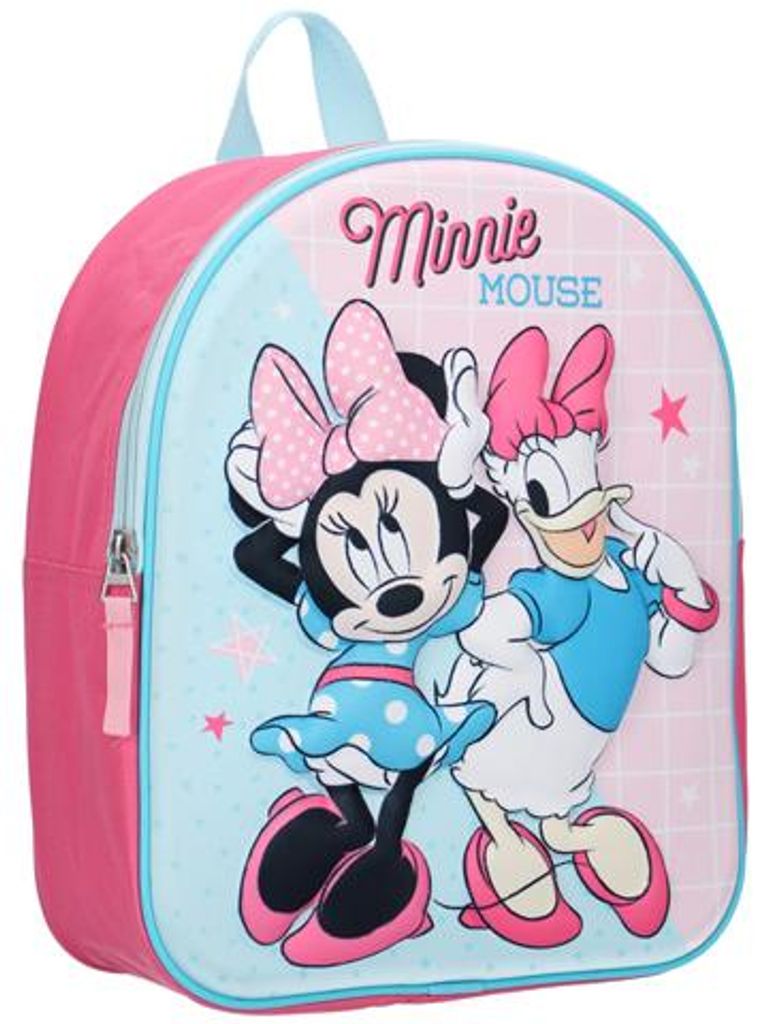 Zaino 3D Minnie e Daisy Rosa, 31 x 25 x 12 cm Immagine del prodotto 