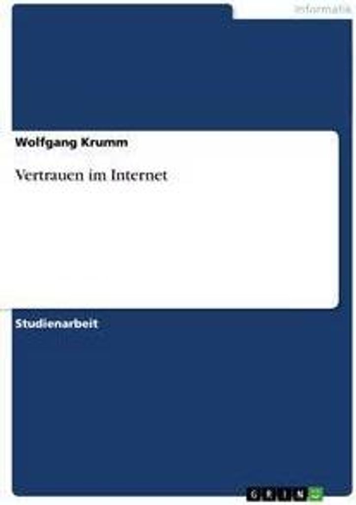 Vertrauen im Internet