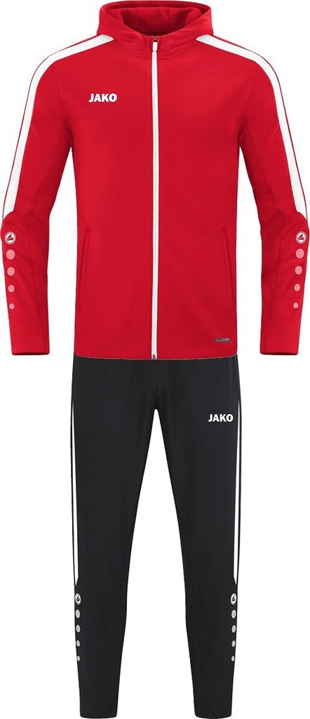 JAKO Kinder Präsentationsanzug Power, Farbe:rot, Größe:128