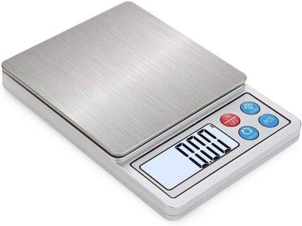 Elektronische Waage, weiß, 600g/0,01g