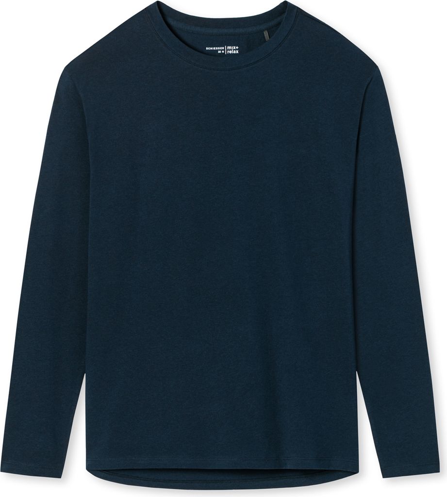 Schiesser Damen Langarmshirt 44 dunkelblau Stück