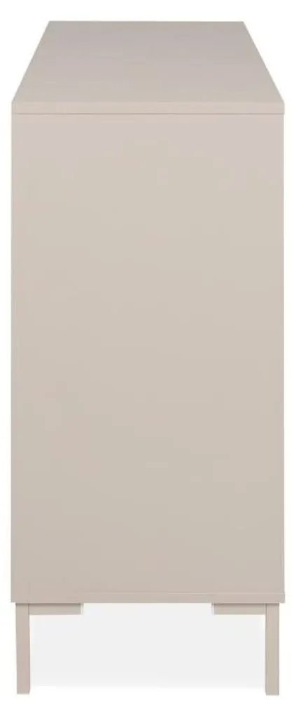 Buffet Compact L120 cm NERIO Cachemire : Solution de Rangement 5 Espaces - 7