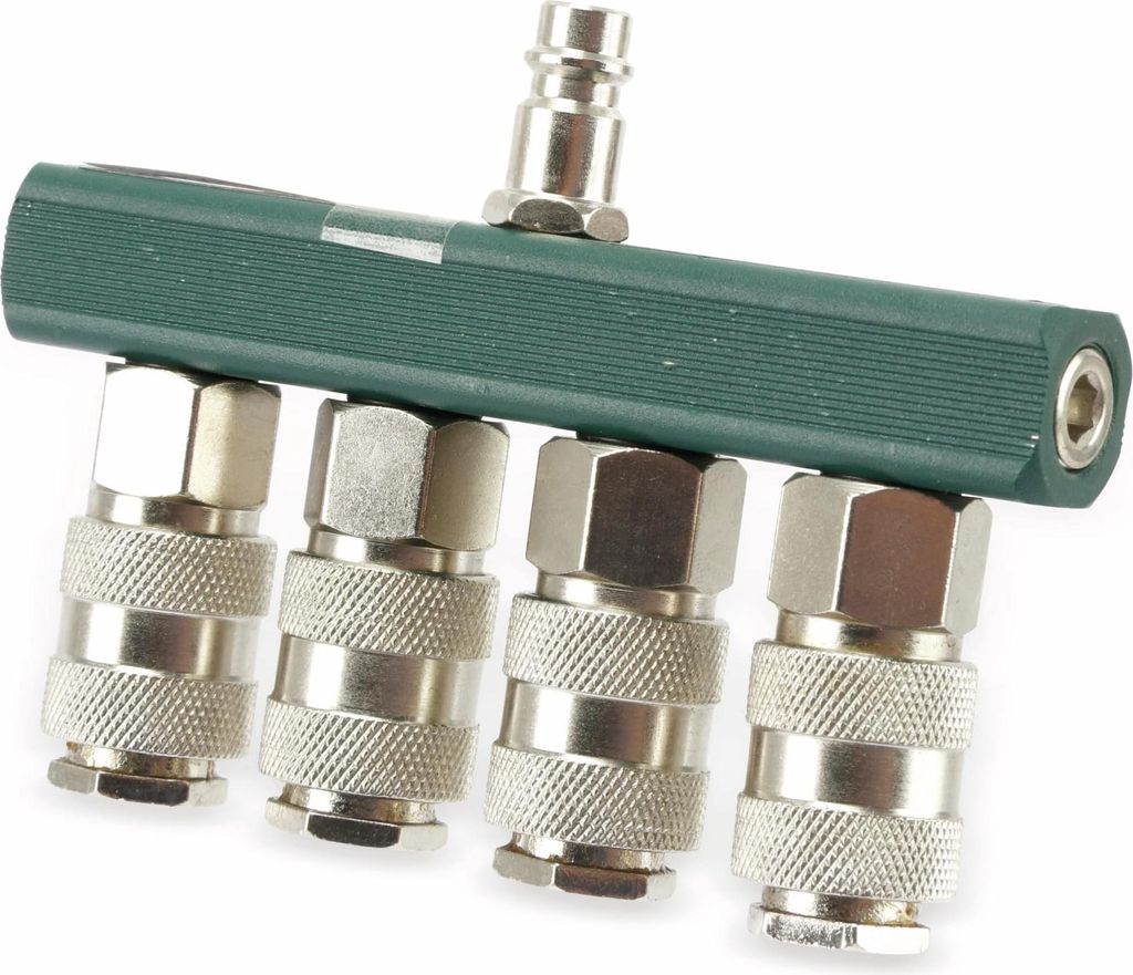 DAYTOOLS Druckluft-Verteiler DLV4, 4-fach Produktbild 