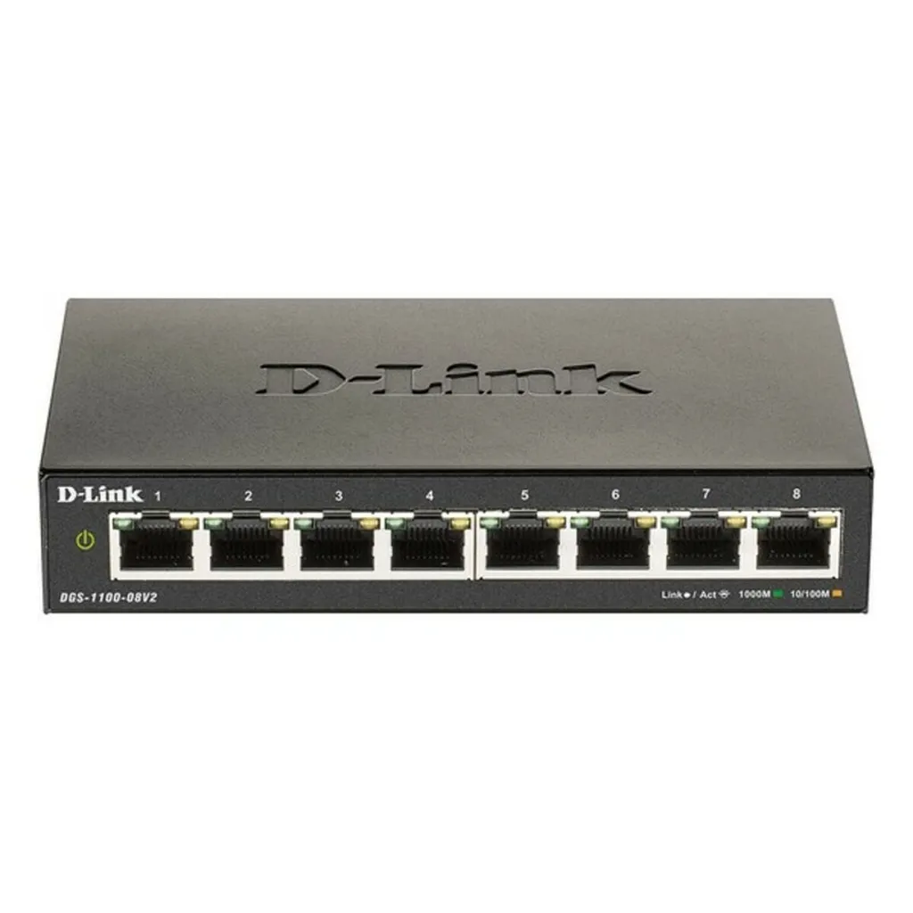 D-Link DGS-1100-08V2 Switch Managed : Finissez-en avec les Lenteurs Réseau