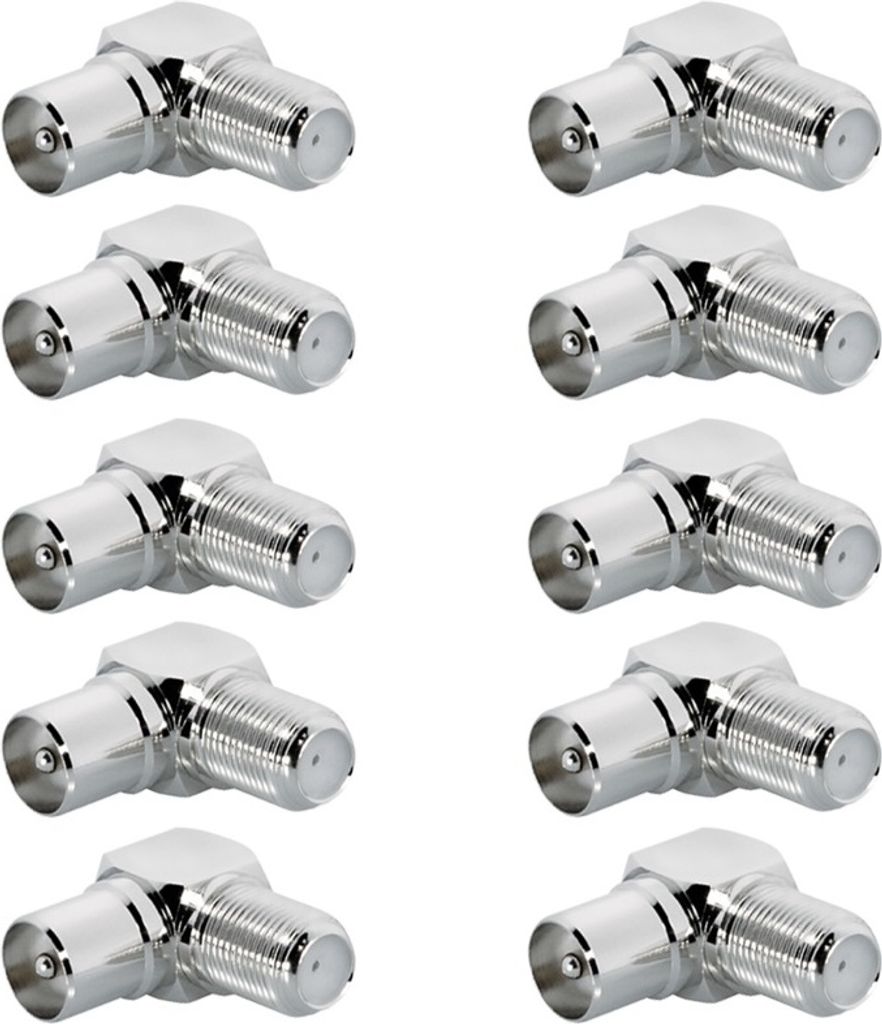 ARLI 10x Winkel Adapter 9,5 mm Stecker Antennenstecker