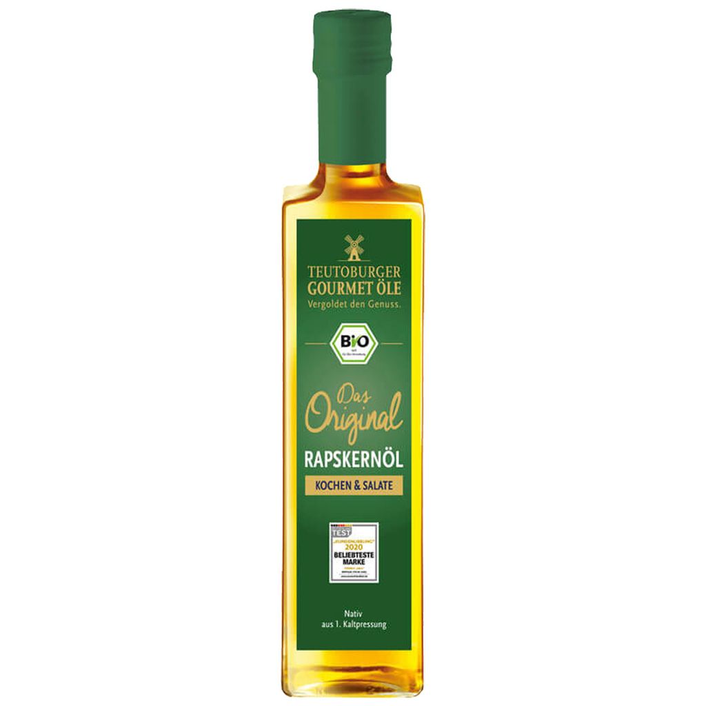 Teutoburger Ölmühle  Organic Raps Kernöl Kochen und Salate Produktbild 