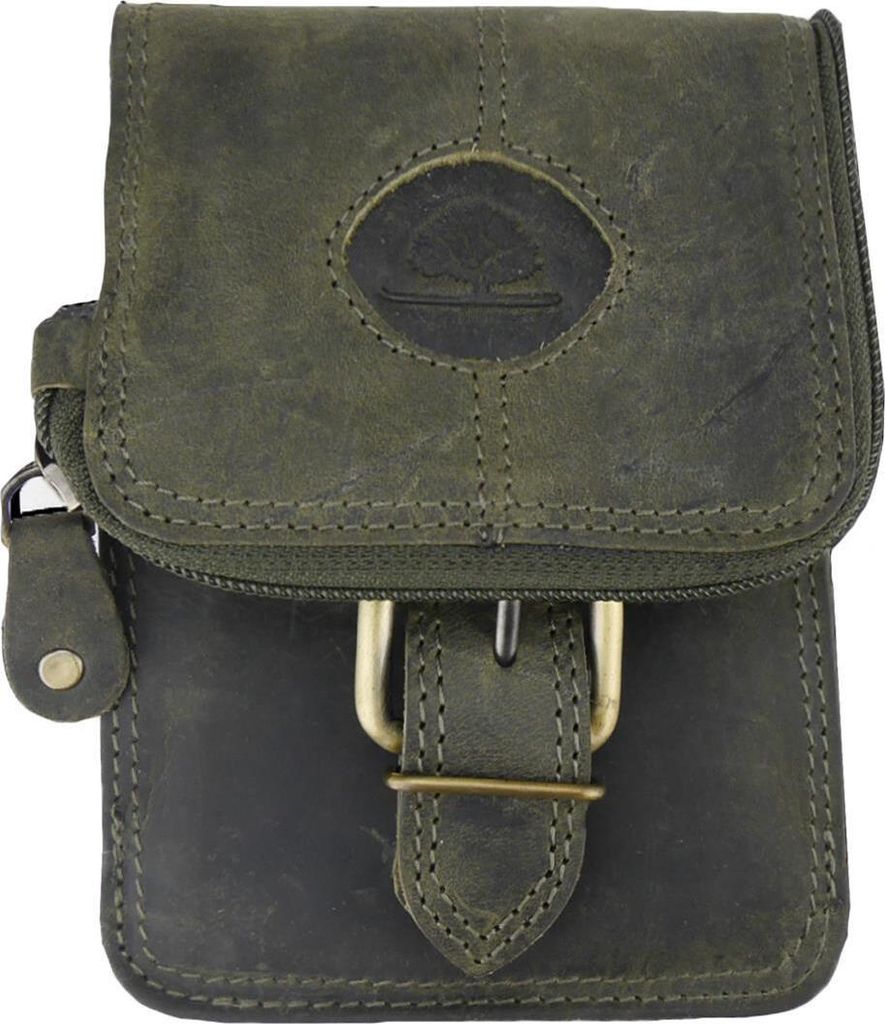 Skórzana torba na pasek Greenburry VINTAGE oliwkowa 326-30 Zdjęcie produktu 