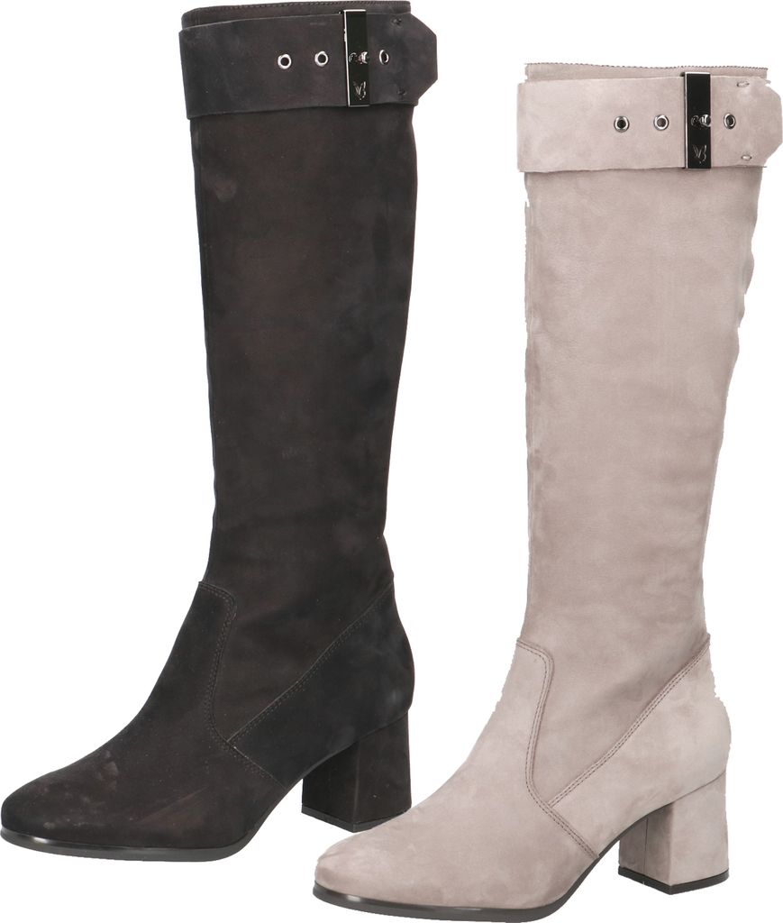 Caprice Damen Stiefel Langschaft 9-25505-25, Größe:41 EU, Farbe:Schwarz