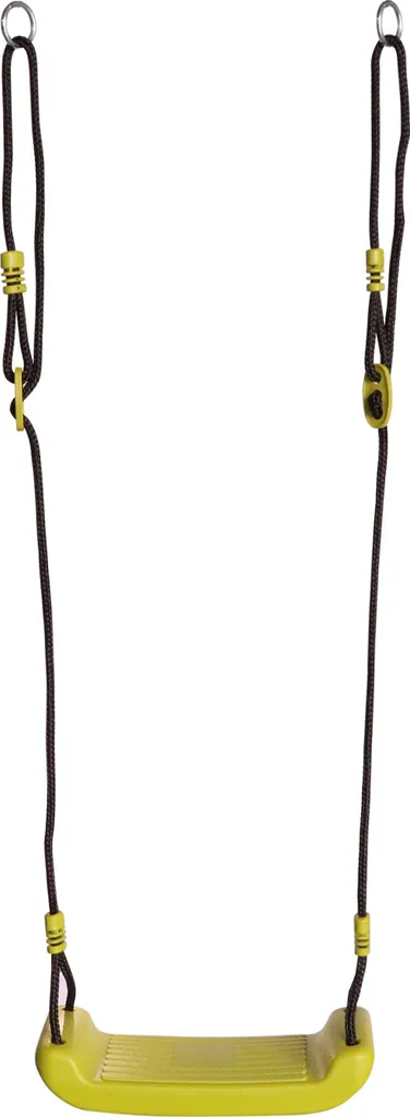 Siège de balançoire G21 en plastique vert pour portique, lot de 2 pièces