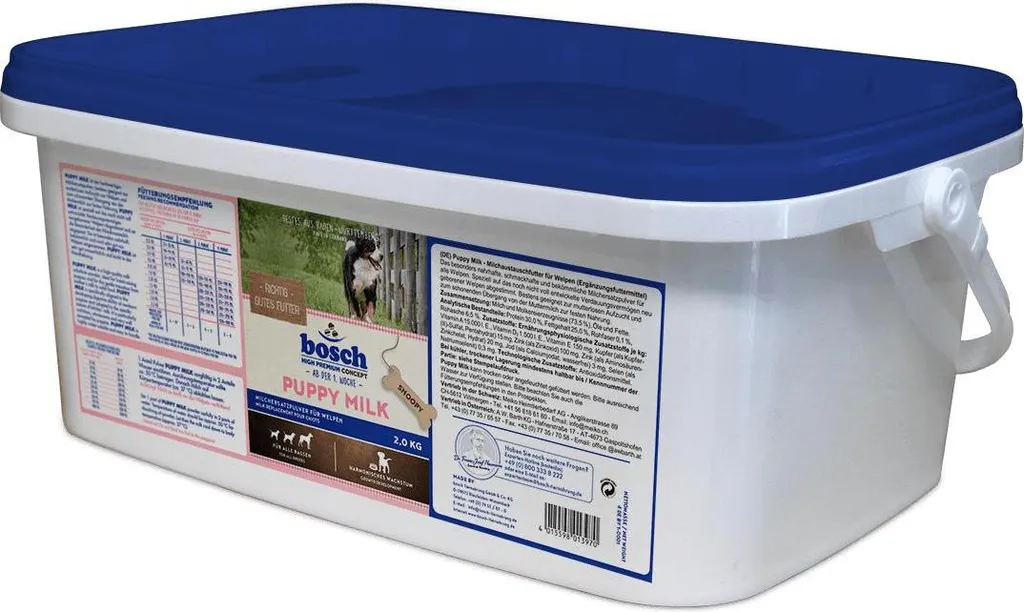 Bosch Puppy Milk 2kg : Solution contre les carences lactées du chiot