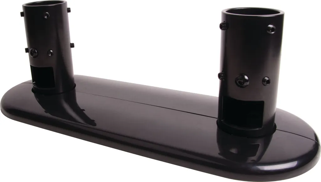 B-Tech BT7807 Base de Fixation au Sol Noire Supporte 200kg - 426mm