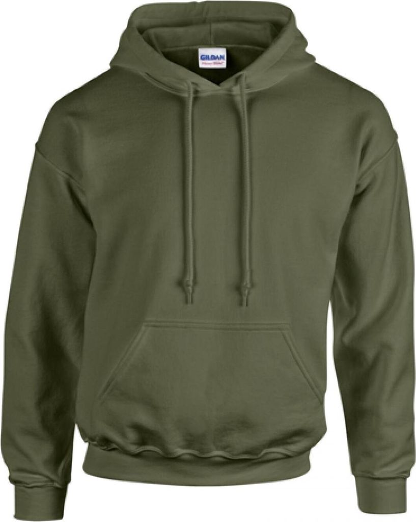 Gildan 18500 | Heavy Blend Hooded Sweatshirt / Kapuzenpullover - Farbe: Military Green - Größe: XXL