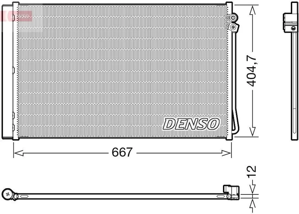 Condenseur de climatisation Vito W447 pour réparer votre air frais