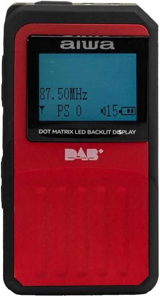 AIWA RD-20DAB RD, radio tascabile DAB/FM-RDS Immagine del prodotto 