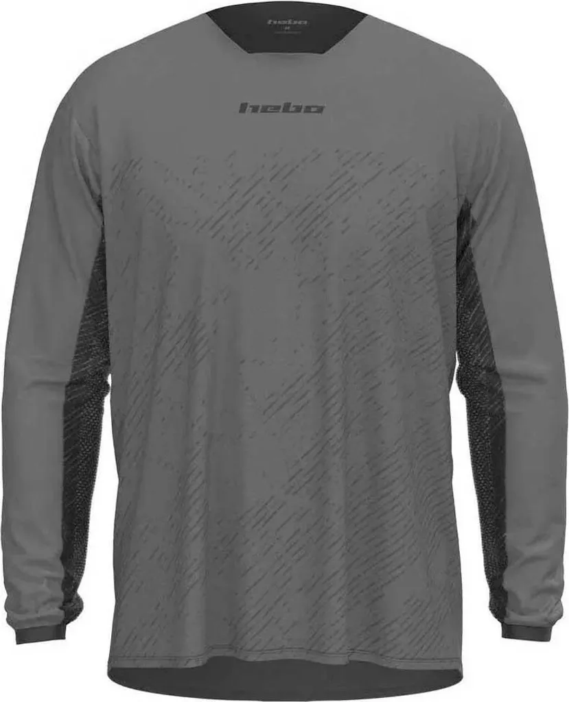 Maillot de Cross Hebo Scratch Xtrem - Équipement Moto Gris Taille L