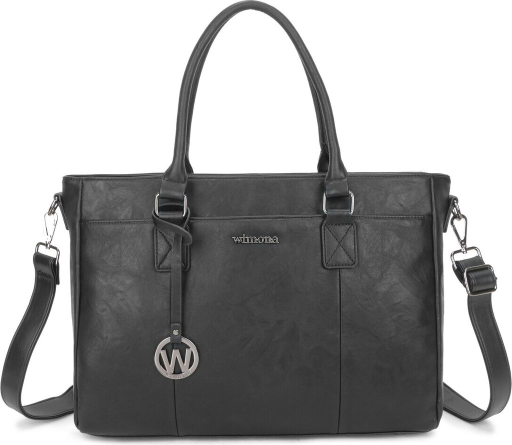 Carmina Schulter/Handtasche Schwarz 30X41X12 CM