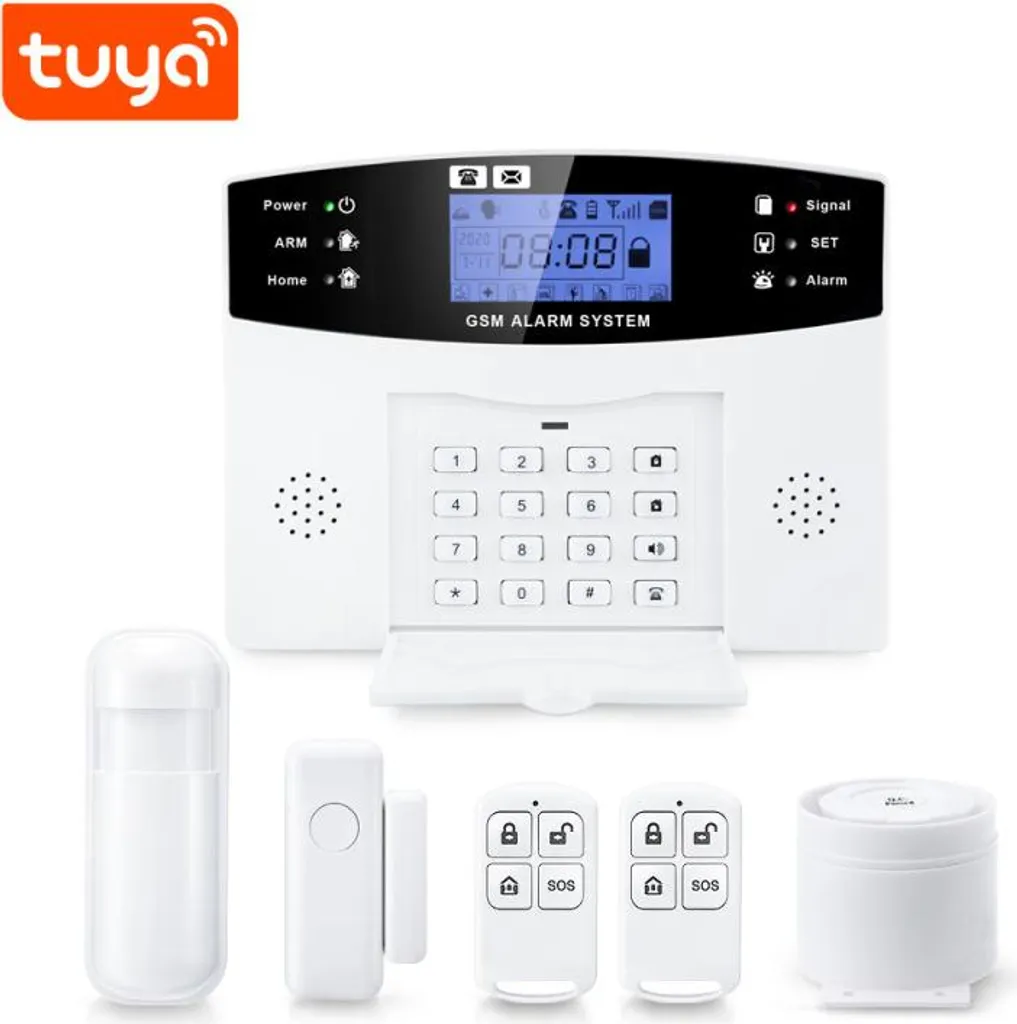 Offerta Allarme Casa 4G GSM Tuya Smart Life LCD Completo