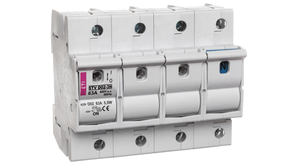 Interrupteur à fusible 3+N 63A STV D02 002271005 - Sectionneur ETI