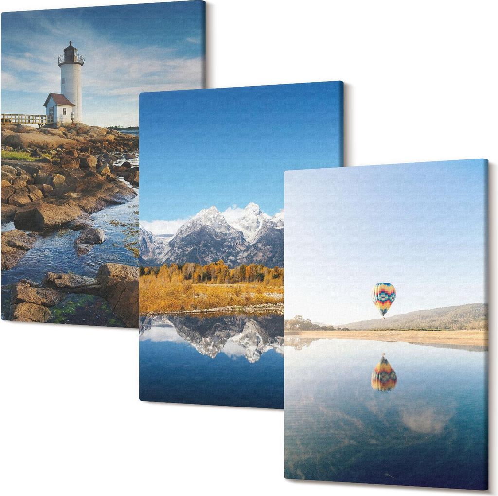 Leinwandbilder – Wandbilder – Leinwandbild – Canvas Bild – Polycanvas – Kunstdruck – – Modern – Aufhängefertig – Mehrteilig – ...