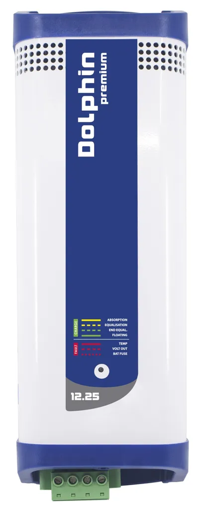 Chargeur de Batterie Dolphin Premium 12V 25A - Électronique Plug & Play