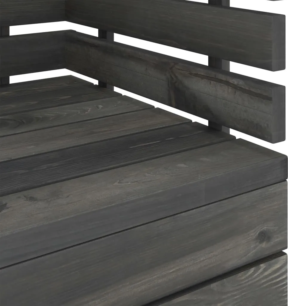 Fauteuil de jardin en pin massif gris : la solution durable et robuste - 4
