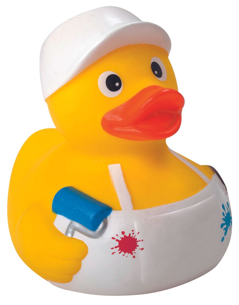 Maler – Berufsente - Quietscheente - Badeente - ca. 8 cm gross